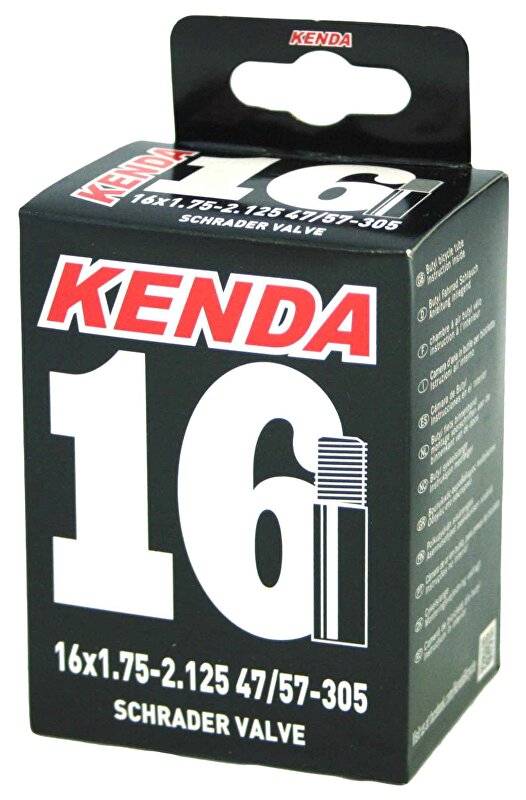 duše KENDA 16x1,75 (47-305) AV 35 mm Barva: ventil AV, Velikost: 16"