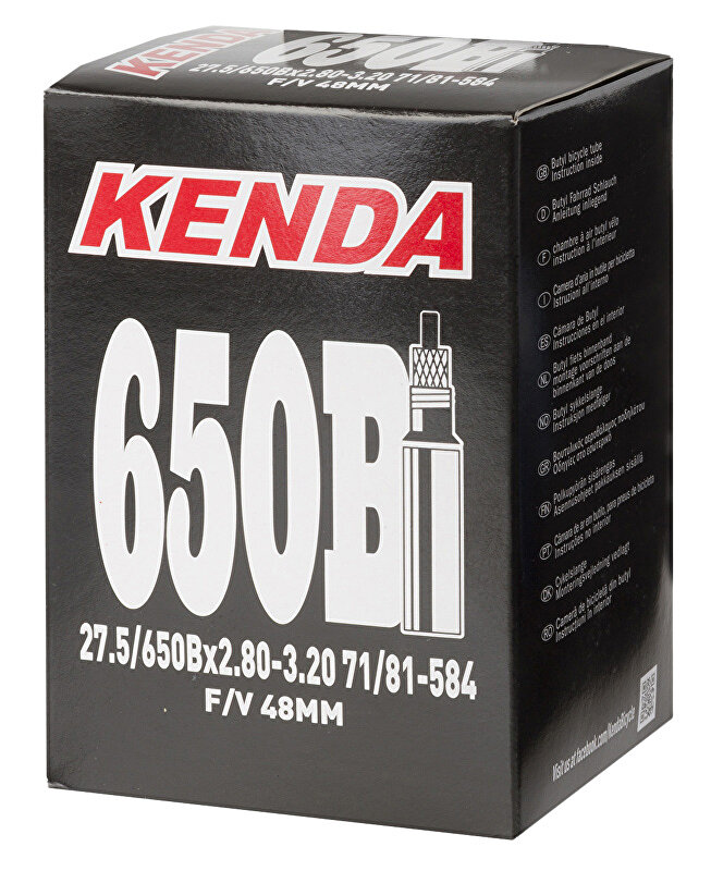 duše KENDA 27,5+x2,8-3,2 (71/81-584) FV 48 mm Barva: ventil FV, Velikost: 27,5"