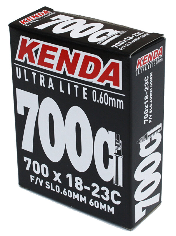 duše KENDA 700x18/25C (18/25-622/630) FV 60mm Ultralite Barva: ventil FV, Velikost: 700C