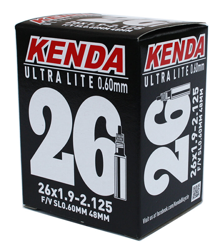 duše KENDA 26X1,75-2,125 (47/57-559) 48 mm Ultralite Barva: ventil FV, Velikost: 26"