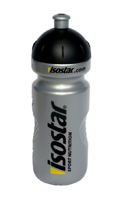 lahev ISOSTAR 650ml push pull stříbrná