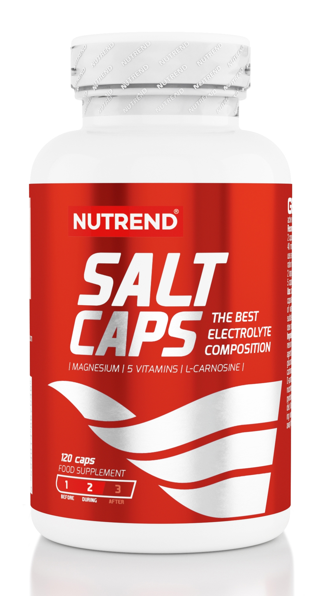 NUTREND SALT CAPS, 120 kapslí Typ: tablety a kapsle, určení: proti křečím, použití: před výkonem