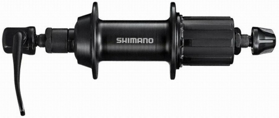 náboj SHIMANO Altus FH-TX500AZAL 36 děr, zadní, černý 8 a 9 speed Velikost: 36 děr