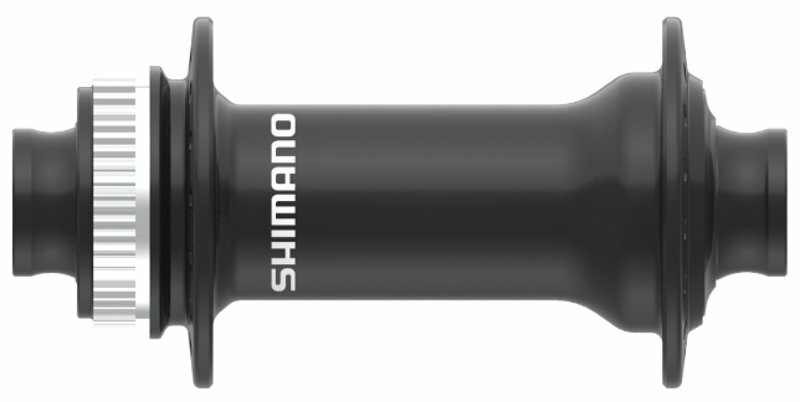 náboj disc SHIMANO HB-MT410-B 32děr Center lock 15mm e-thru-axle 110mm přední černý v krabičce