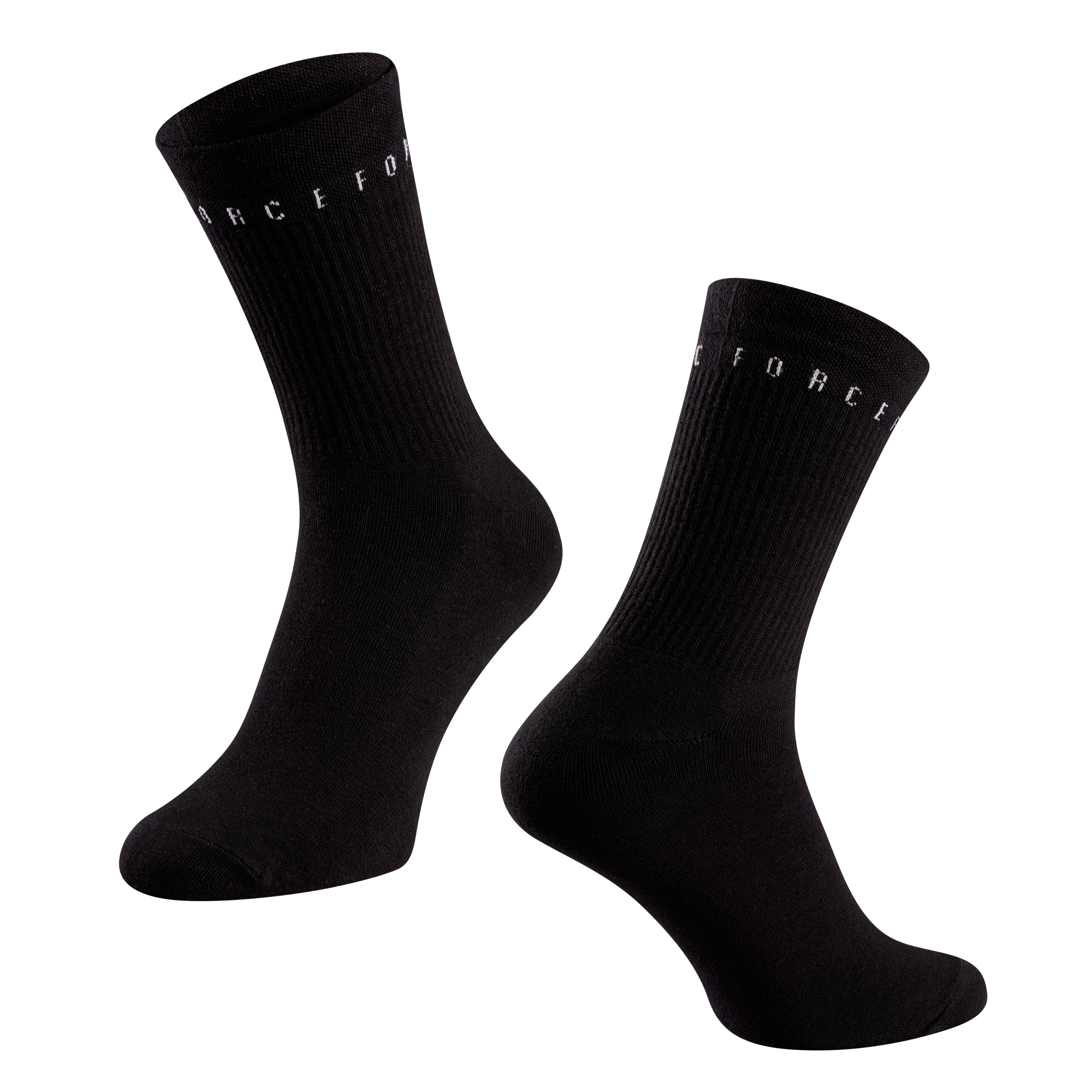 ponožky FORCE SNAP, černé S-M/36-41 Velikost: L-XL