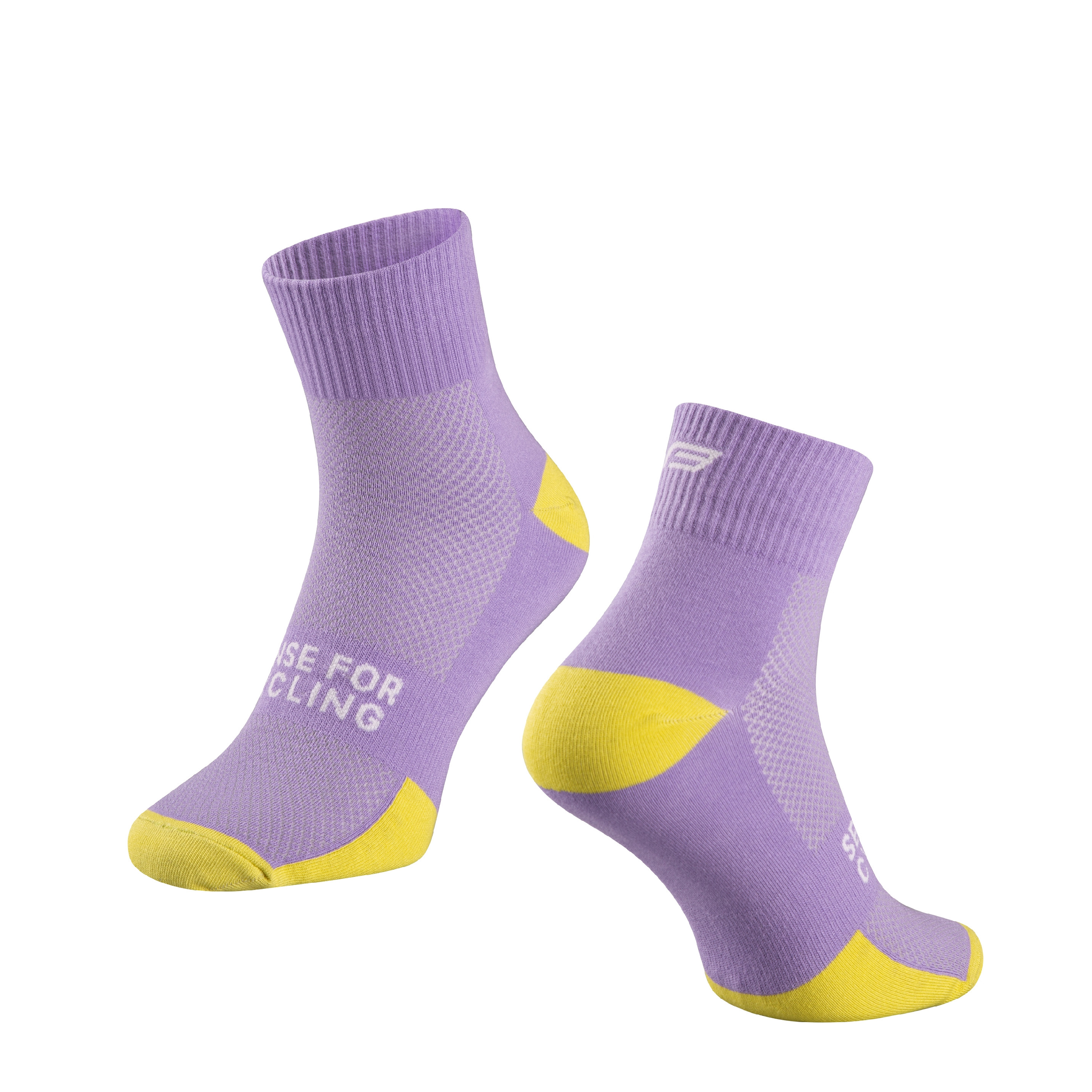 ponožky FORCE EDGE, fialovo-fluo L-XL/42-46 Velikost: S-M