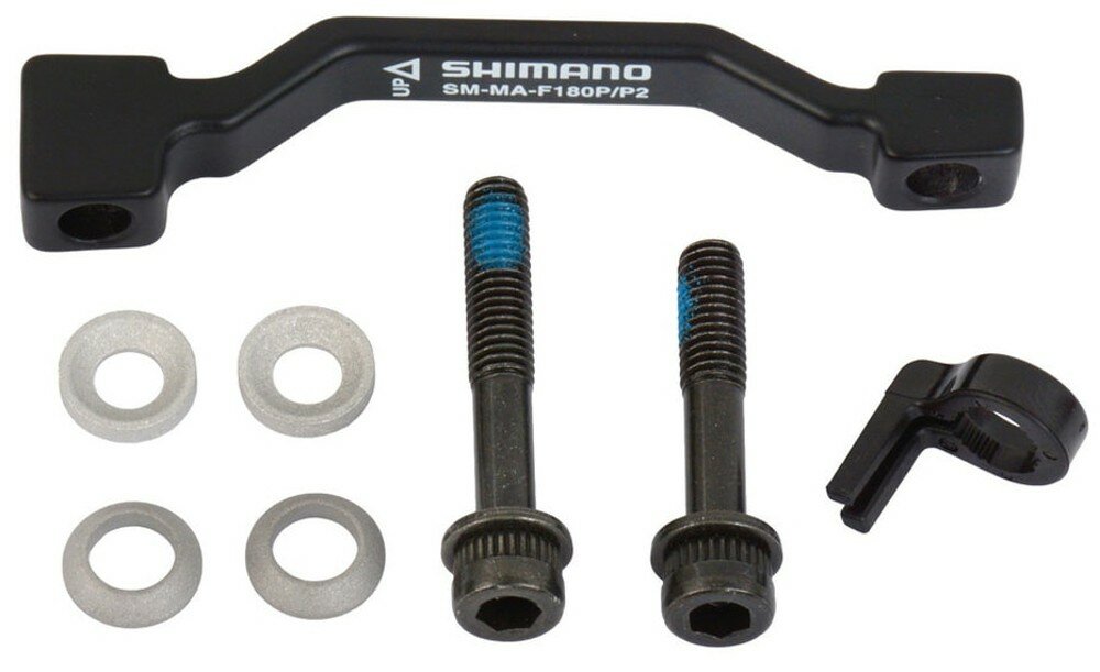 adaptér kotoučové brzdy SHIMANO SM-MA-F180P/P2A, 180mm, přední, v krabičce