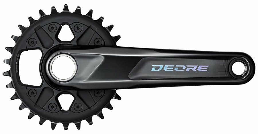 kliky SHIMANO Deore FC-M6100 175mm 30 zubů, 12 speed, v krabičce Barva: Černá, Velikost: 30z