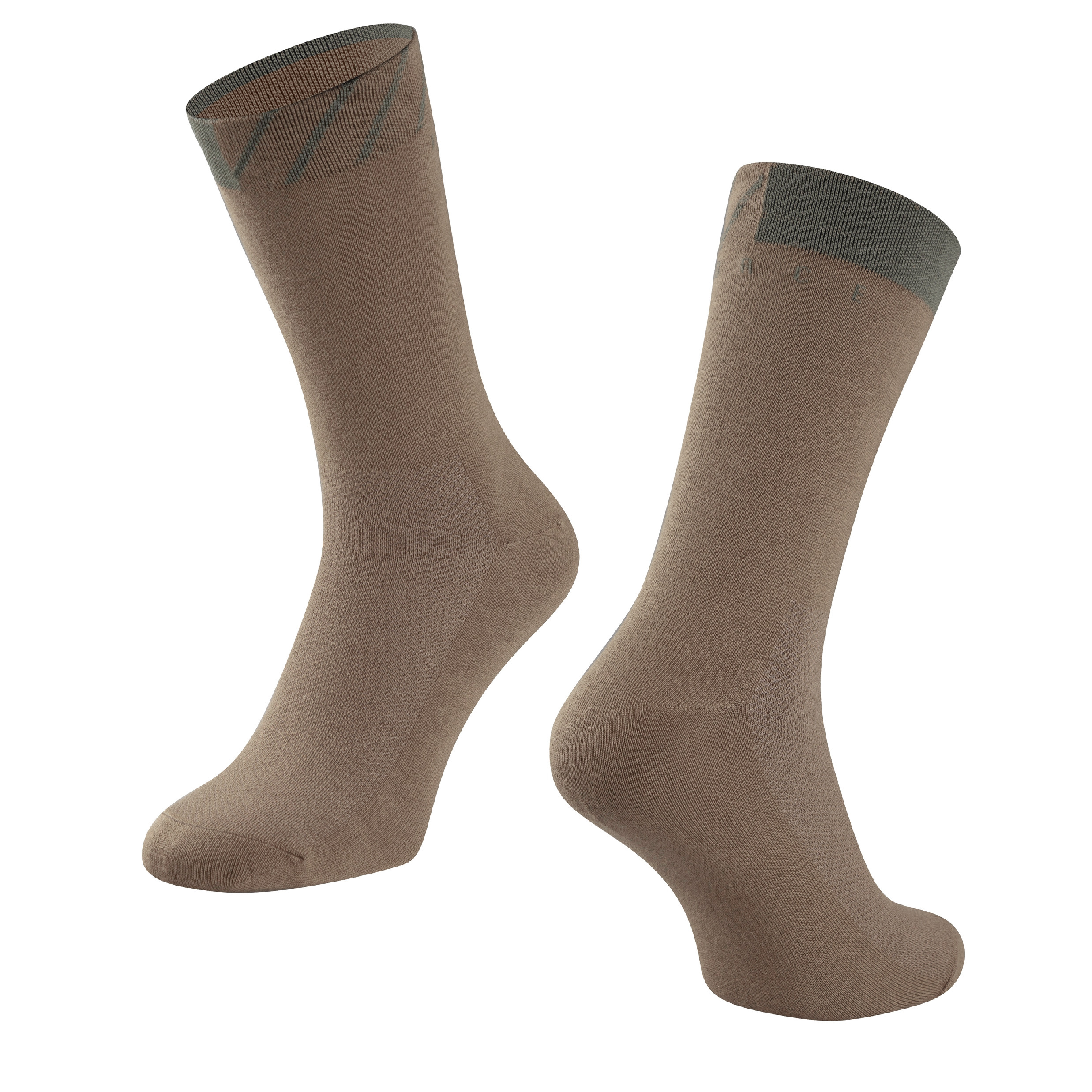 ponožky FORCE MARK, hnědé S-M/36-41 Velikost: S-M