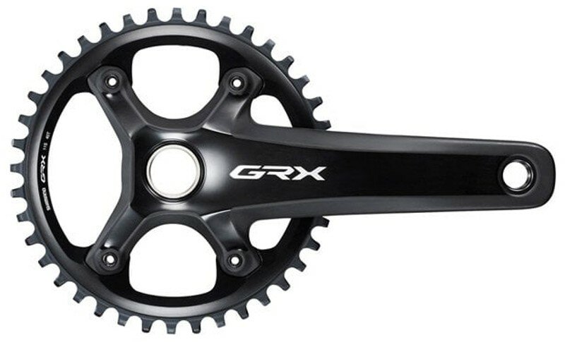 kliky Shimano GRX FC-RX810-1 175mm, 11 rychlostí, převodník 40 zubů, bez pouzdra v krabičce Barva: Černá, Velikost: 40z