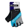 rukavice FORCE RIVAL, černo-modré (velikost  M)
