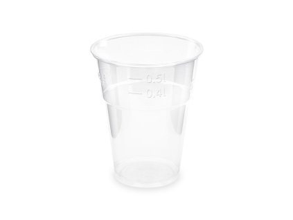 Kelímek (PLA) průhledný Ø102mm 0,5L [50 ks]