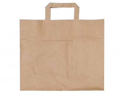 6895 taska papirova hneda 32x20x28cm 300 ks