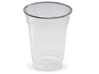 Kelímek průhledný, 0,2 l (PP) Ø 78 mm (50ks)