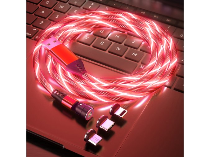 Magnetický nabíjecí kabel se 3 konektory | samostatné konektory