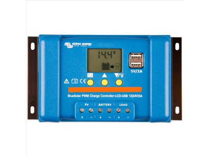 SRVE32 PWM solární regulátor BlueSolar LCD&USB 5A
