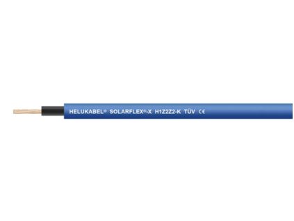 KAB14 HELUKABEL Solarflex H1Z2Z2 K 6,0 mm2 100 m modrý