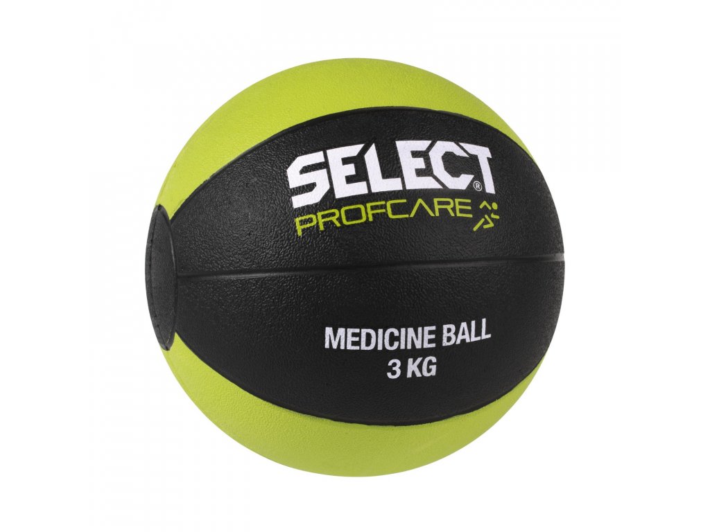 Těžký míč Select Medicine ball 3kg černo zelená