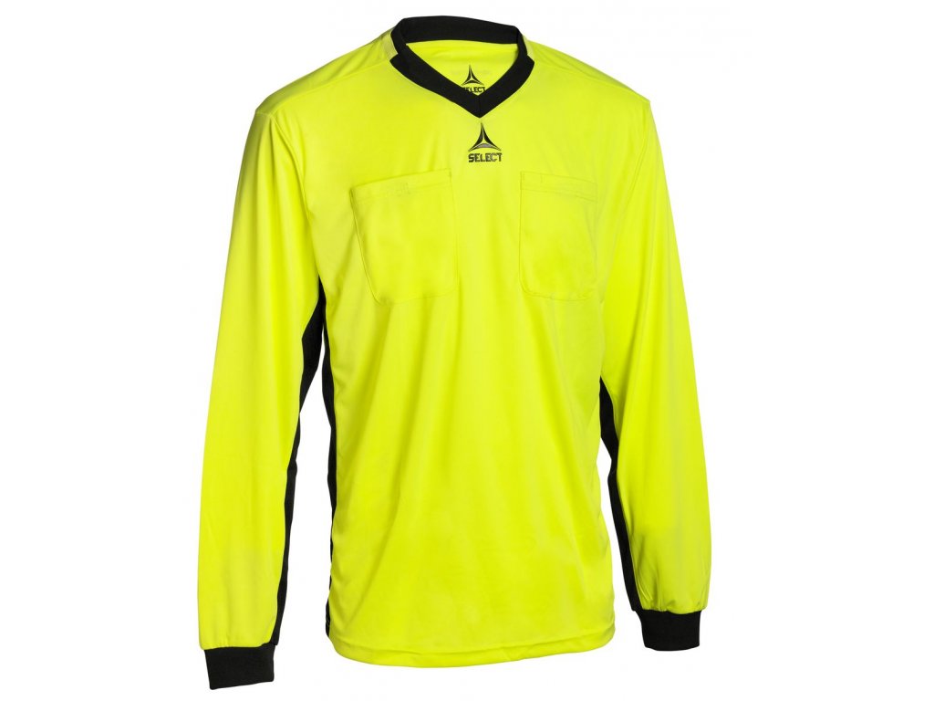 Dres pro rozhodčí Select Referee shirt L/S v21 žlutá
