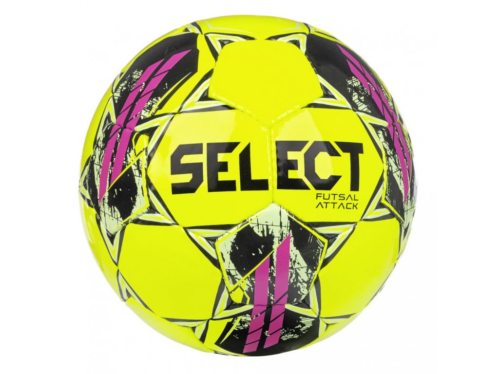 Futsalový míč Select FB Futsal Attack žluto růžová