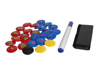 Magnety pro taktickou tabuli Select Magnet set 23 ks assorted