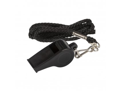 Píšťalka Select Referees whistle plastic w/Lanyard černá