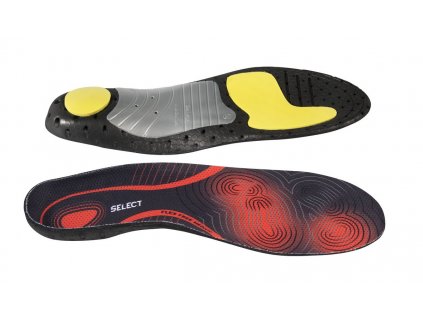 Vložky do bot Select Flex Free Medium arch černo oranžová