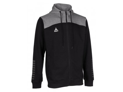 Sportovní mikina Select Zip hoodie Oxford černá
