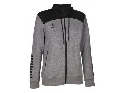 Sportovní mikina Select Zip hoodie Oxford women šedá
