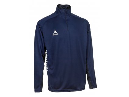Tréninkové tričko Select Training sweat 1/2 zip Spain tmavě modrá