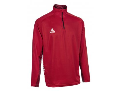 Tréninkové tričko Select Training sweat 1/2 zip Spain červená