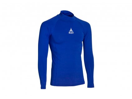  Kompresní triko Select Shirt turtleneck L/S Baselayer modrá