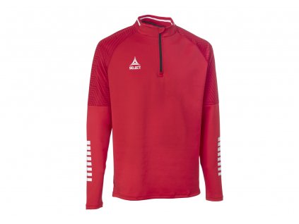 Tréninková mikina Select Training sweat 1/2 zip Monaco červeno bílá