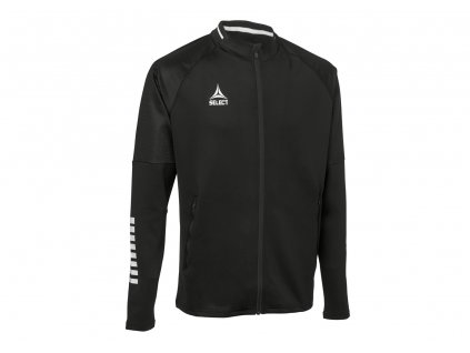 Lehká tréninková bunda Select Zip jacket Monaco černo bílá