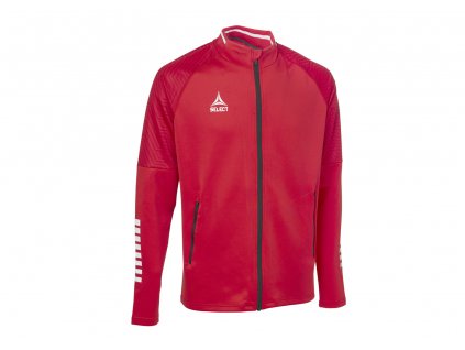 Lehká tréninková bunda Select Zip jacket Monaco červeno bílá