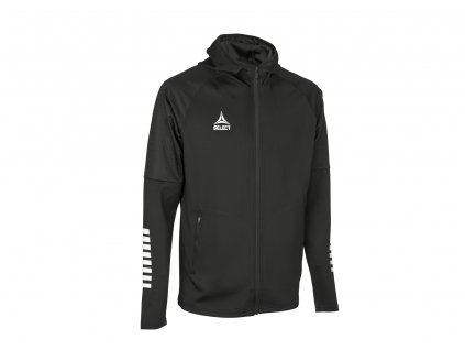 Sportovní mikina Select Zip hoodie Monaco černo bílá
