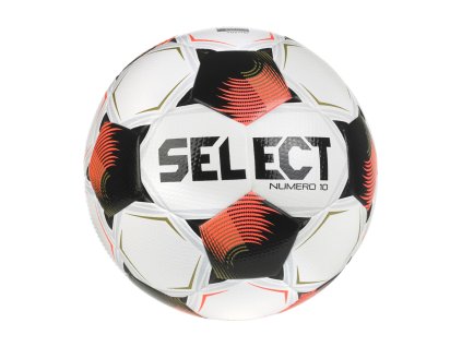 Fotbalový míč Select FB Numero 10 bílo červená (Velikost míče 4)