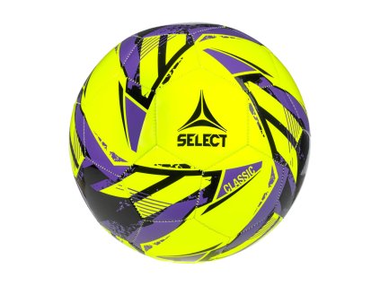 Fotbalový míč Select FB Classic žluto fialová (Velikost míče 5)