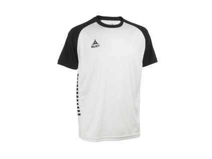 Hráčský dres Select Player shirt S/S Pisa X bílo černá (Velikost 8 y)