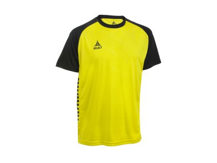Hráčský dres Select Player shirt S/S Pisa X žluto černá (Velikost 8 y)