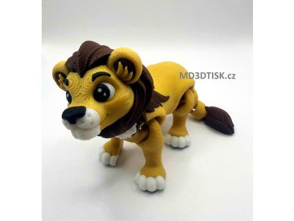 01flexi lion 3d print front view 01.jpg