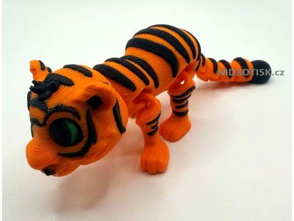 01flexi tiger 3d print front view 01.jpg