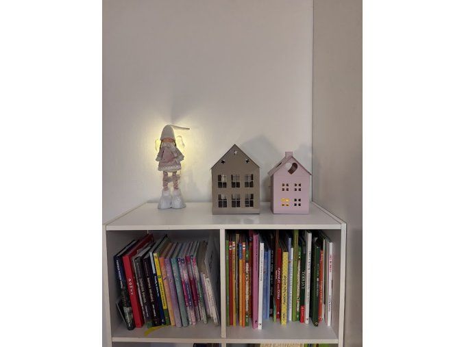 Domeček na svíčku (Barva Šedá)