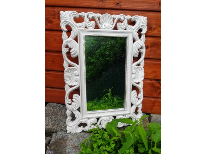 1367 1 bile anticke vzorovane zrcadlo