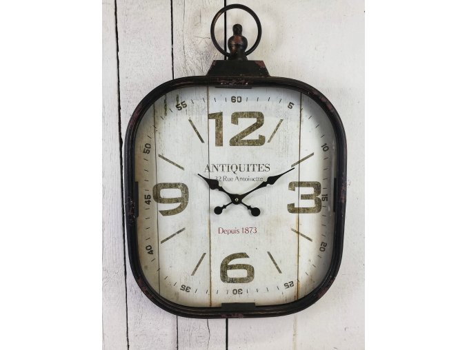 Velké kovové vintage hodiny