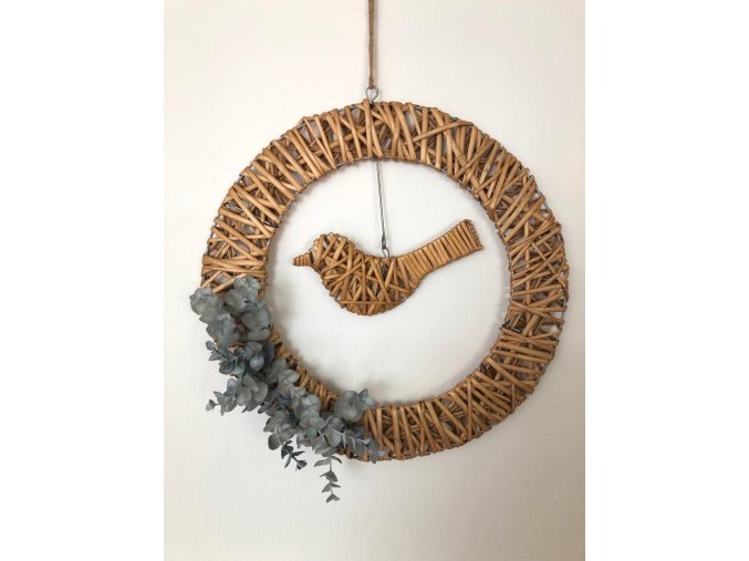 4121 5 prouteny venec s ptackem