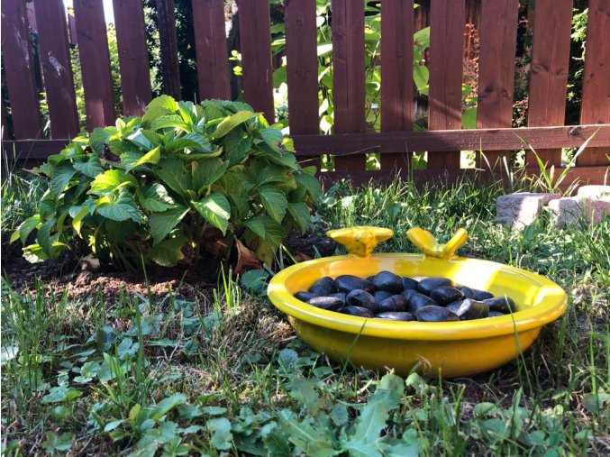 4345 6 keramicke pitko pro motyly se stojanem