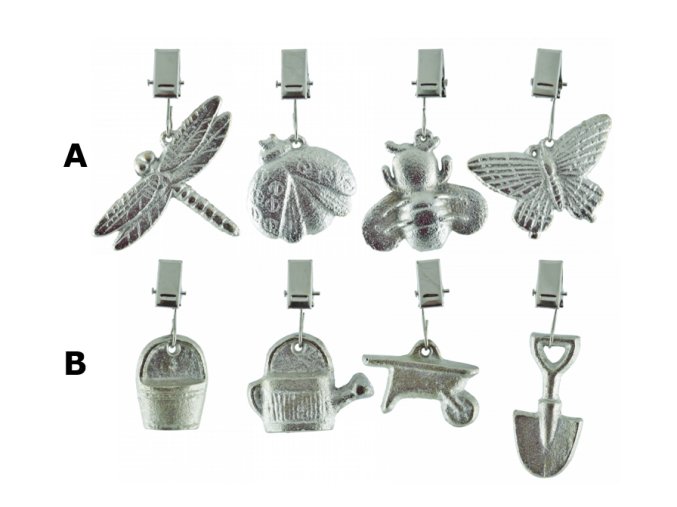 Sada závaží na ubrus 2. varianty (Design B)