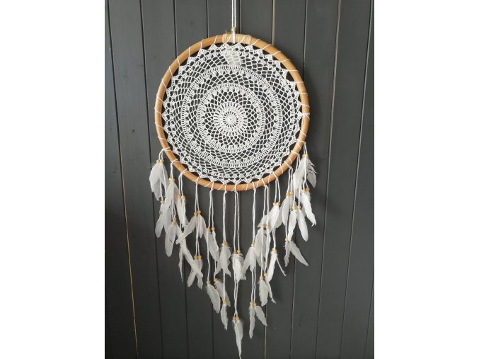 Krajkový lapač snů (Velikost 40cm)