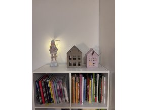 Domeček na svíčku (Barva Šedá)